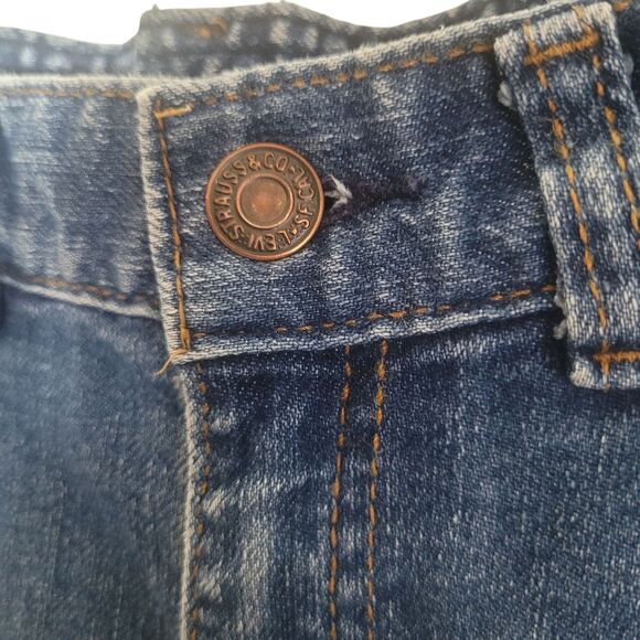 Levi's Orange Tab Jeans Straight Leg Women's 27 Waist Blue Denim Vintage Relaxed - Picture 6 of 11